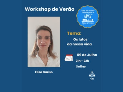 Workshop de Verão - Os lutos da nossa vida